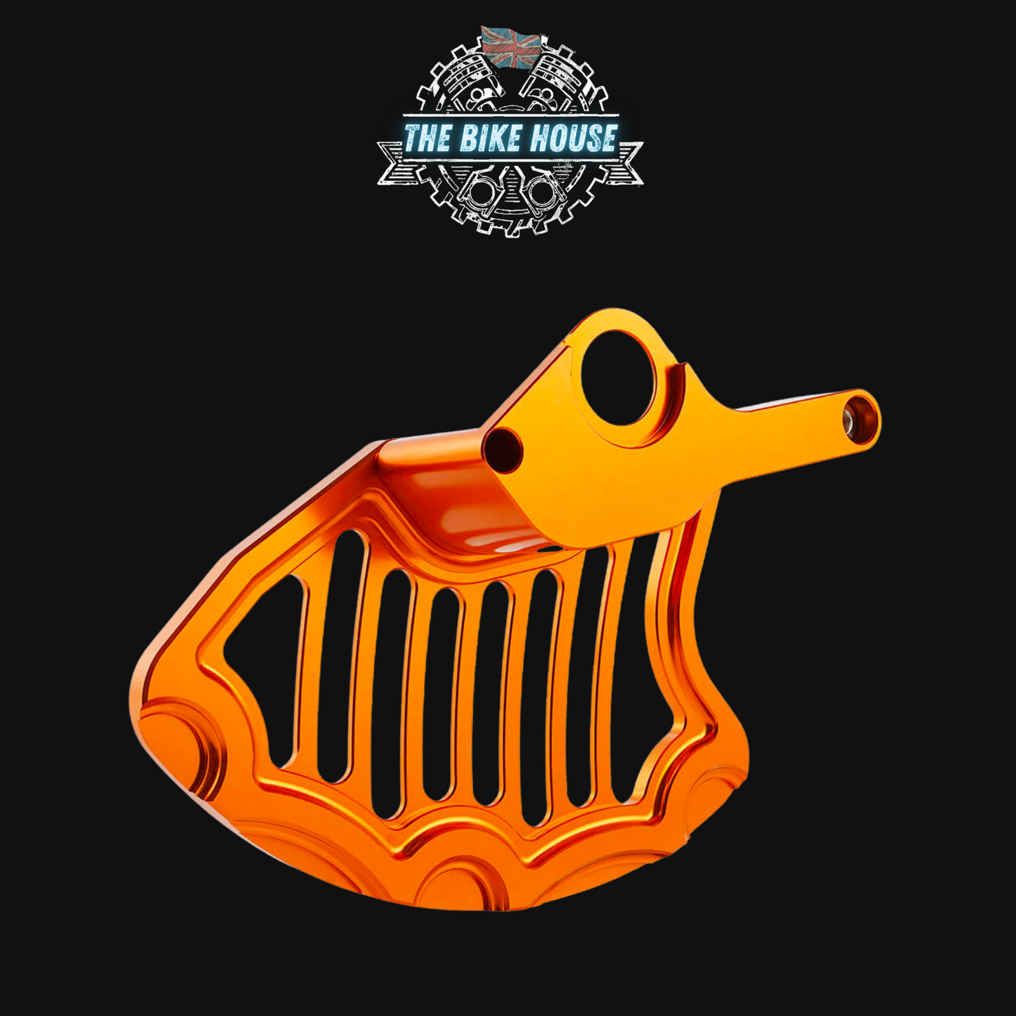 Anodised Orange Front Brake Disc Guard