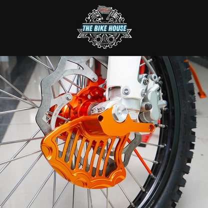 Anodised Orange Front Brake Disc Guard