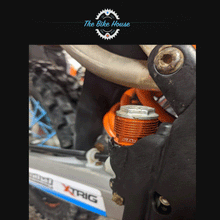 Load image into Gallery viewer, KTM Rear Brake Reservoir Extender Cooler In Anodised Orange KTM SX SX-F XC XC-W
