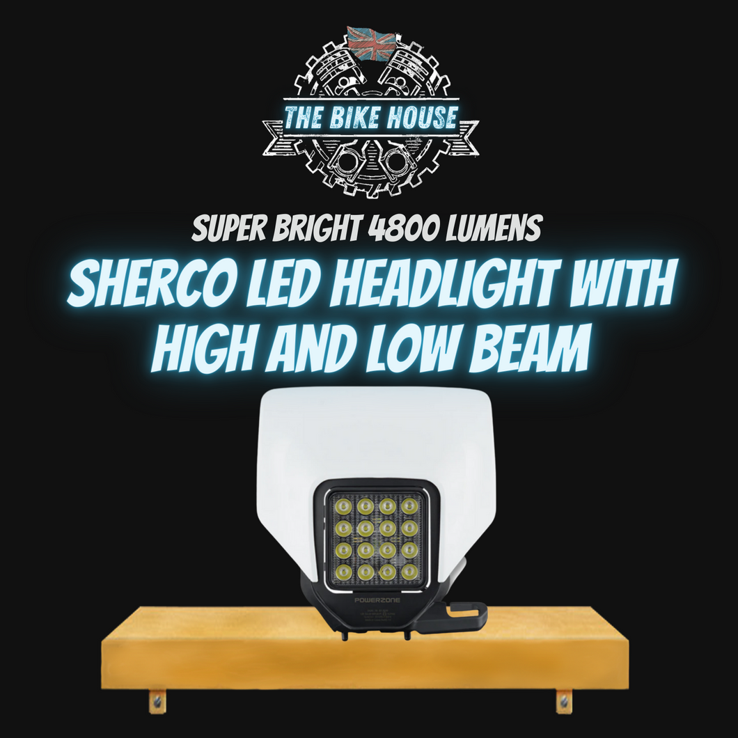 2017 - 2021 SHERCO WHITE SUPER BRIGHT LED HEADLIGHT 4800 LUMENS