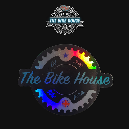 The Bike House holographic 7 piece sticker set