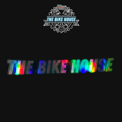 The Bike House holographic 7 piece sticker set